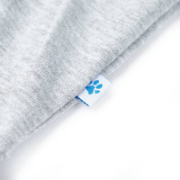 Produktbild för T-shirt med korta ärmar för barn grå 140