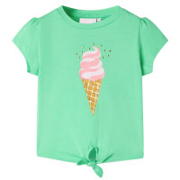 Produktbild för T-shirt för barn ljusgrön 92