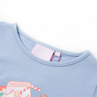 Produktbild för T-shirt för barn blå 104