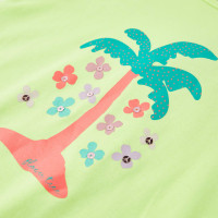 Produktbild för T-shirt för barn fluorgul 92