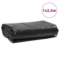 Produktbild för Presenning antracit 1x2,5 m 650 g/m²