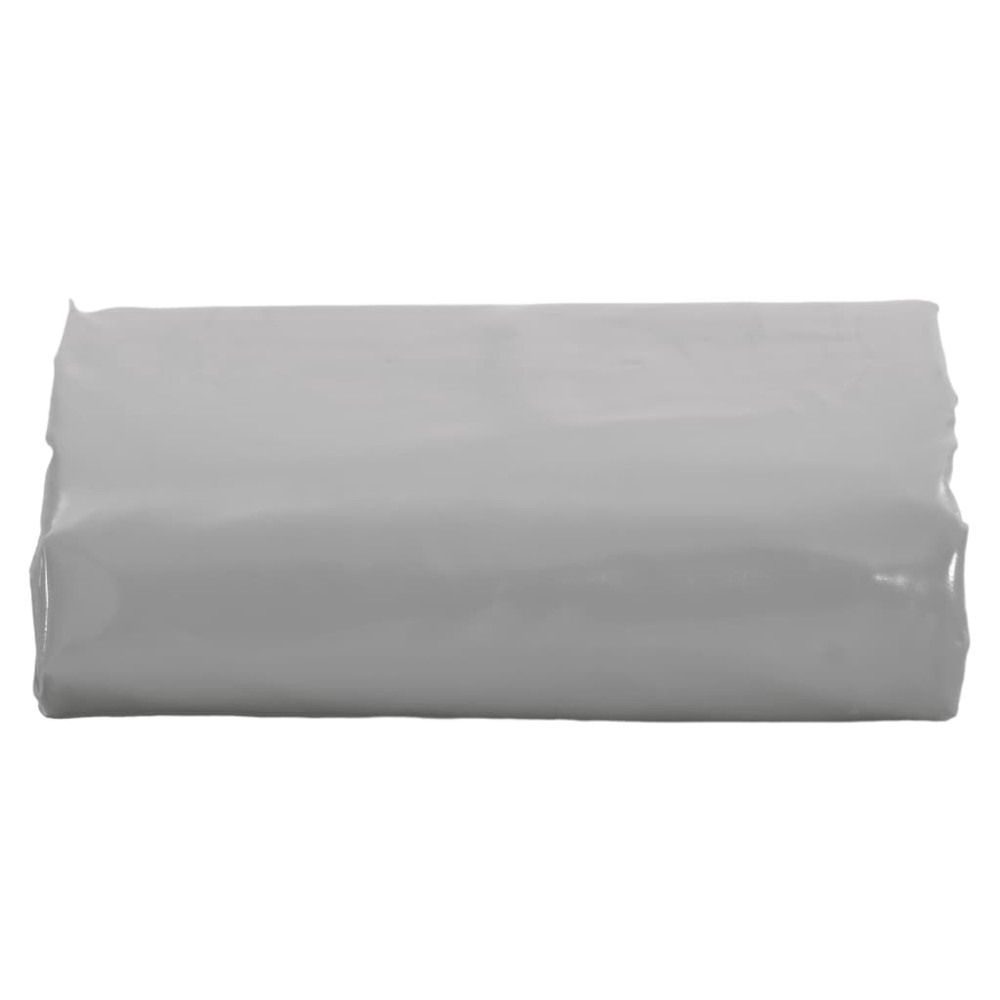 Produktbild för Presenning grå 1,5x6 m 650 g/m²