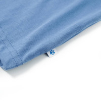 Produktbild för T-shirt för barn mellanblå 128