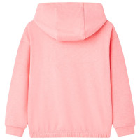 Produktbild för Barnhoodie stark rosa 92