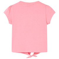 Produktbild för T-shirt för barn puderrosa 128