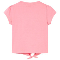 Produktbild för T-shirt för barn puderrosa 140
