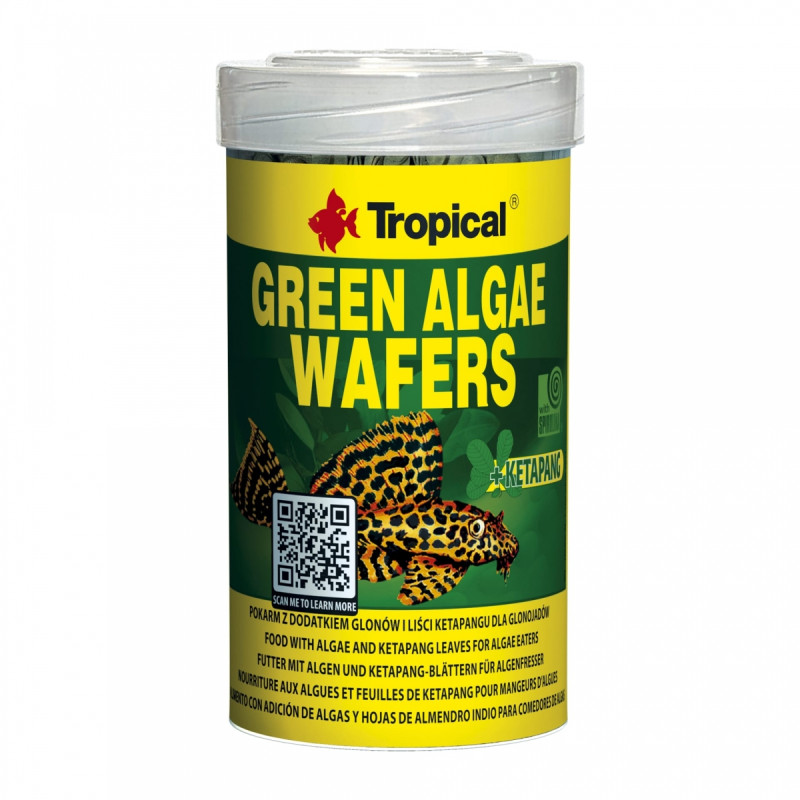 Produktbild för Tropical Green Algae Wafers 0,113 kg 0,25 l