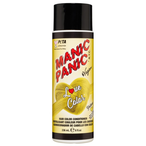 Manic Panic Love Color® Hair Color Depositing Conditioner Yellow Heart 236ml