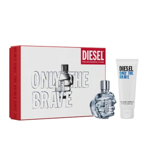 DIESEL Giftset Diesel Only The Brave Edt 35ml + Shower Gel 75ml