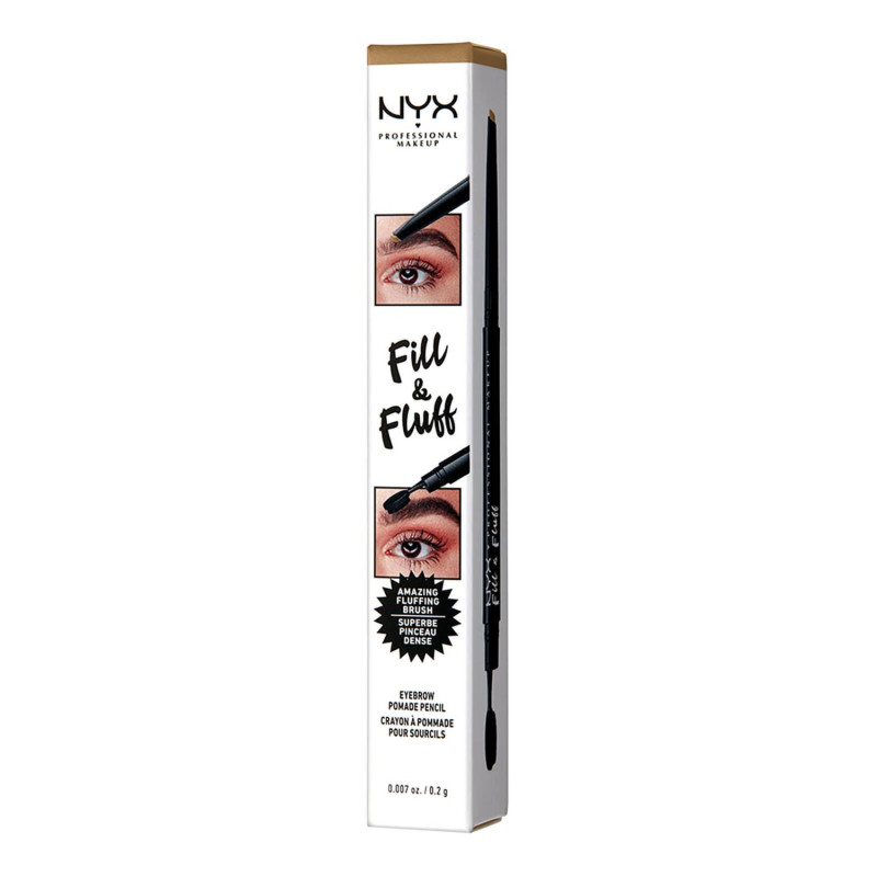 Produktbild för PROF. MAKEUP Fill & Fluff Eyebrow Pomade Pencil - Blonde