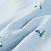Produktbild för T-shirt för barn ljusblå 128
