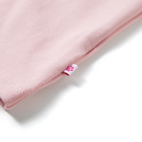 Produktbild för Barnklänning med dragsko ljus rosa 128