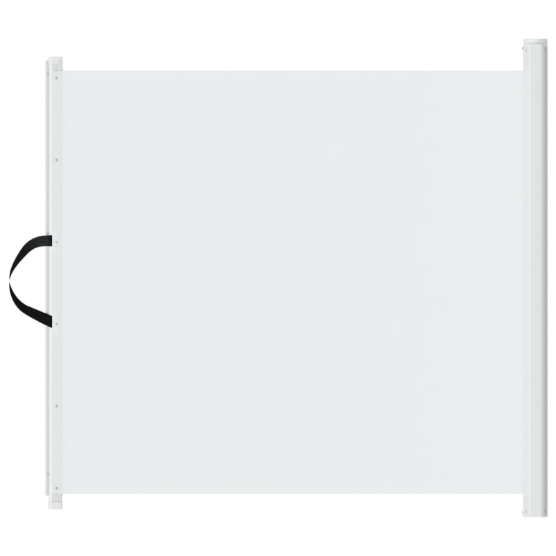 Produktbild för Infällbar husdjursgrind vit 82,5x125 cm