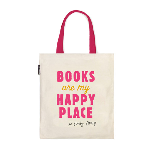 Out of Print Books Are My Happy Place Tote Bag