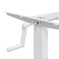 Produktbild för Stativ för höjbart skrivbord (94-135)x60x(70-114) cm stål