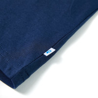 Produktbild för T-shirt för barn blå och marinblå 92