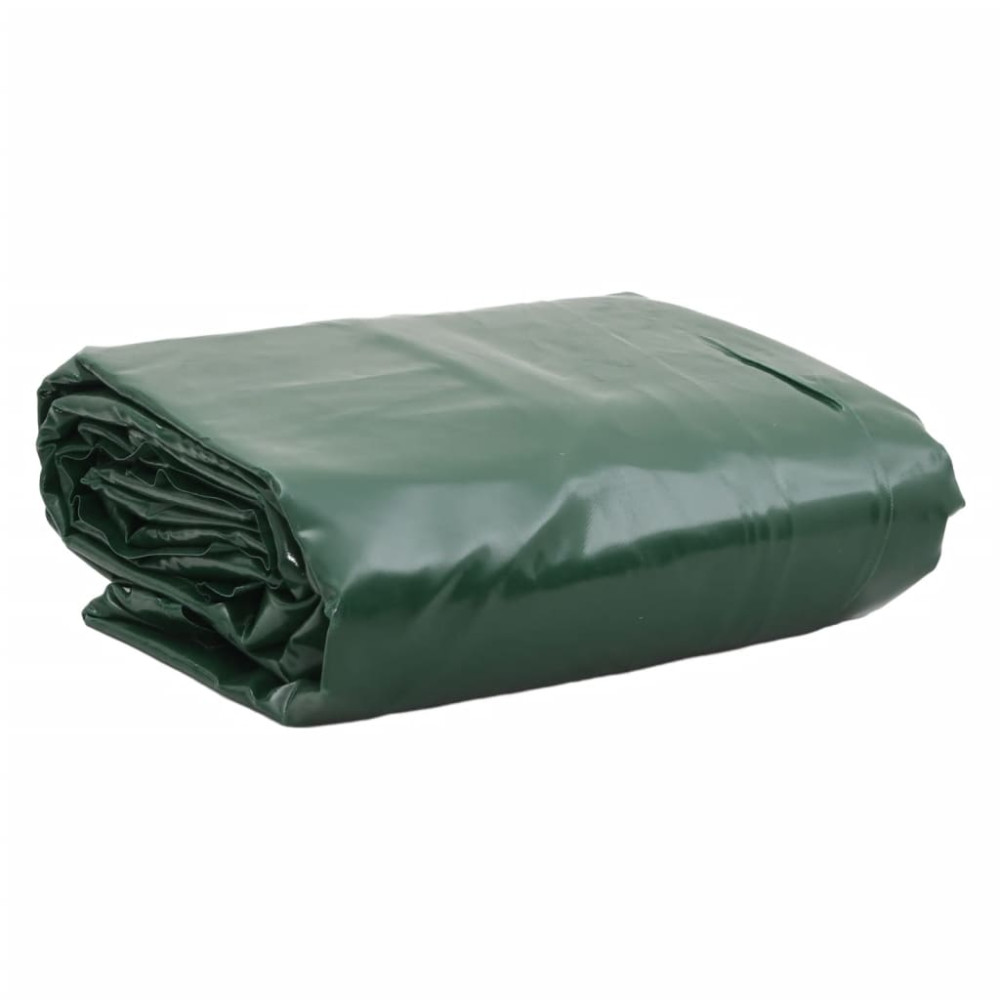 Produktbild för Presenning grön 5x7 m 650 g/m²