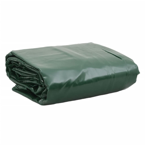 vidaXL Presenning grön 5x7 m 650 g/m²