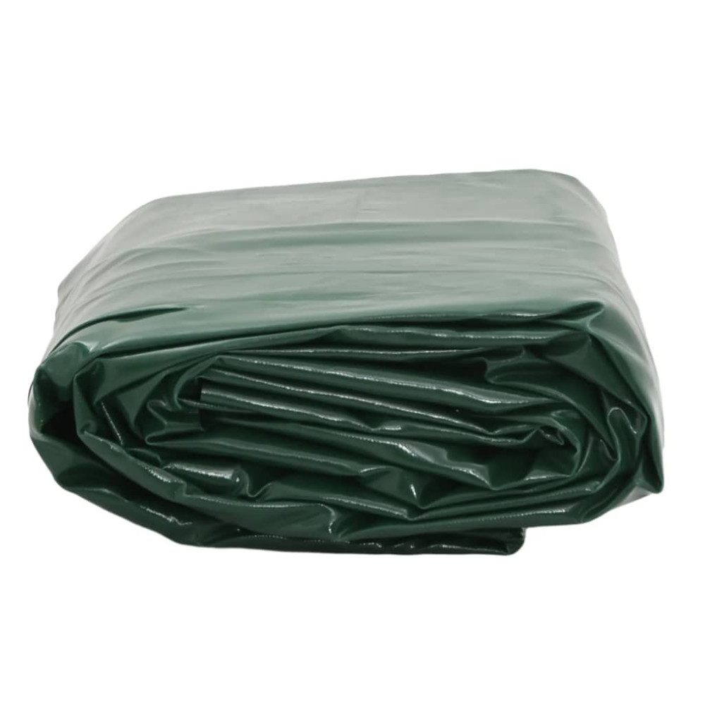 Produktbild för Presenning grön 5x7 m 650 g/m²
