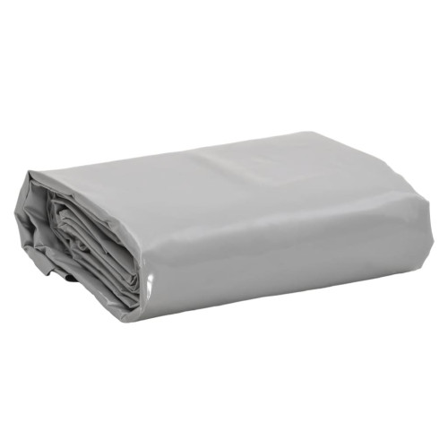 vidaXL Presenning grå 1x2,5 m 650 g/m²