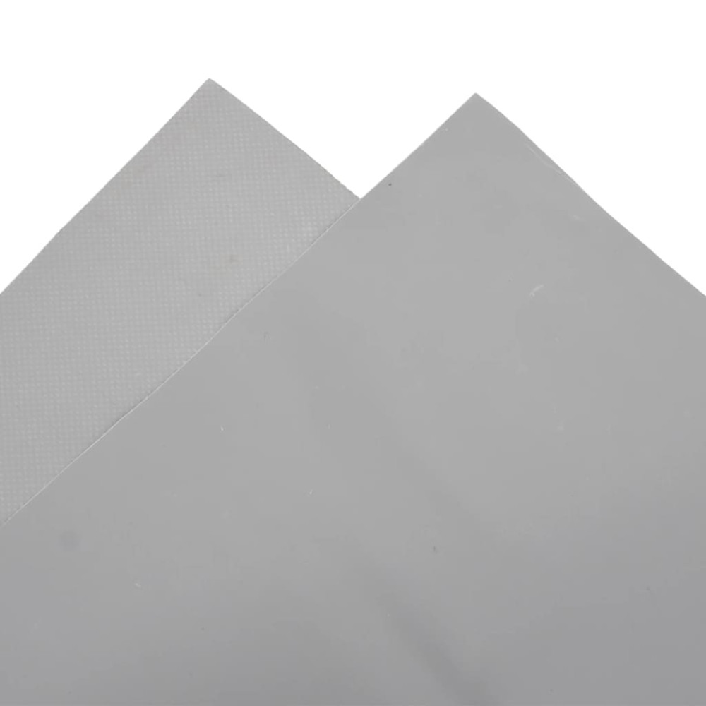 Produktbild för Presenning grå 1x2,5 m 650 g/m²