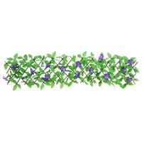 Produktbild för Konstväxt murgröna spaljé expanderbar grön 180x20 cm