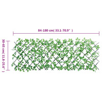 Produktbild för Konstväxt murgröna spaljé expanderbar 5 st grön 180x65 cm