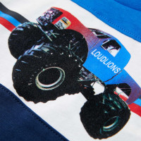 Produktbild för T-shirt för barn blå och marinblå 104