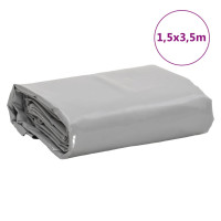Produktbild för Presenning grå 2,5x3,5 m 650 g/m²