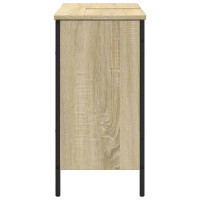 Produktbild för Tvättställsskåp sonoma-ek 80x30x60 cm konstruerat trä