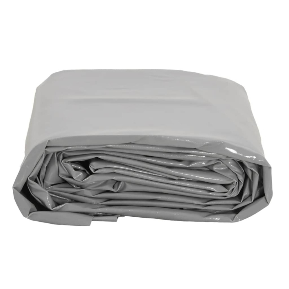 Produktbild för Presenning grå 5x5 m 650 g/m²