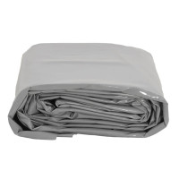 Produktbild för Presenning grå 5x5 m 650 g/m²