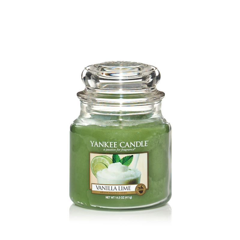 Produktbild för Yankee Candle 1107077E stearinljus Rund Lime, Vanilj Grön 1 styck