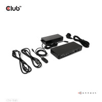 Produktbild för CLUB3D CSV-1585 KVM-switchar Svart