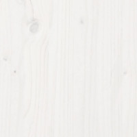 Produktbild för Sandlåda med Lock vit 111x111x19,5 cm massiv furu