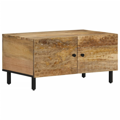 vidaXL Soffbord 80x50x40 cm massivt mangoträ