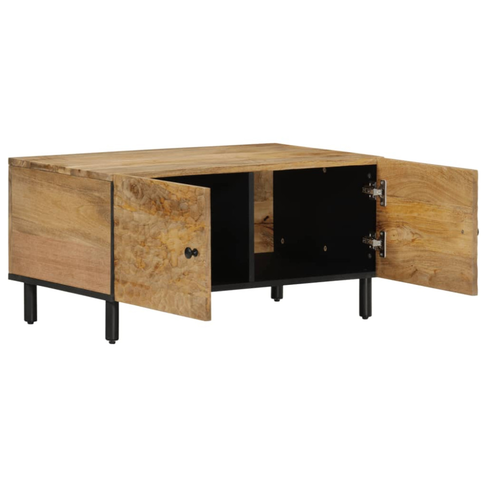 Produktbild för Soffbord 80x50x40 cm massivt mangoträ