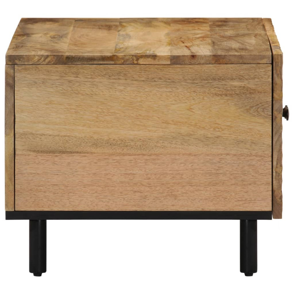 Produktbild för Soffbord 80x50x40 cm massivt mangoträ
