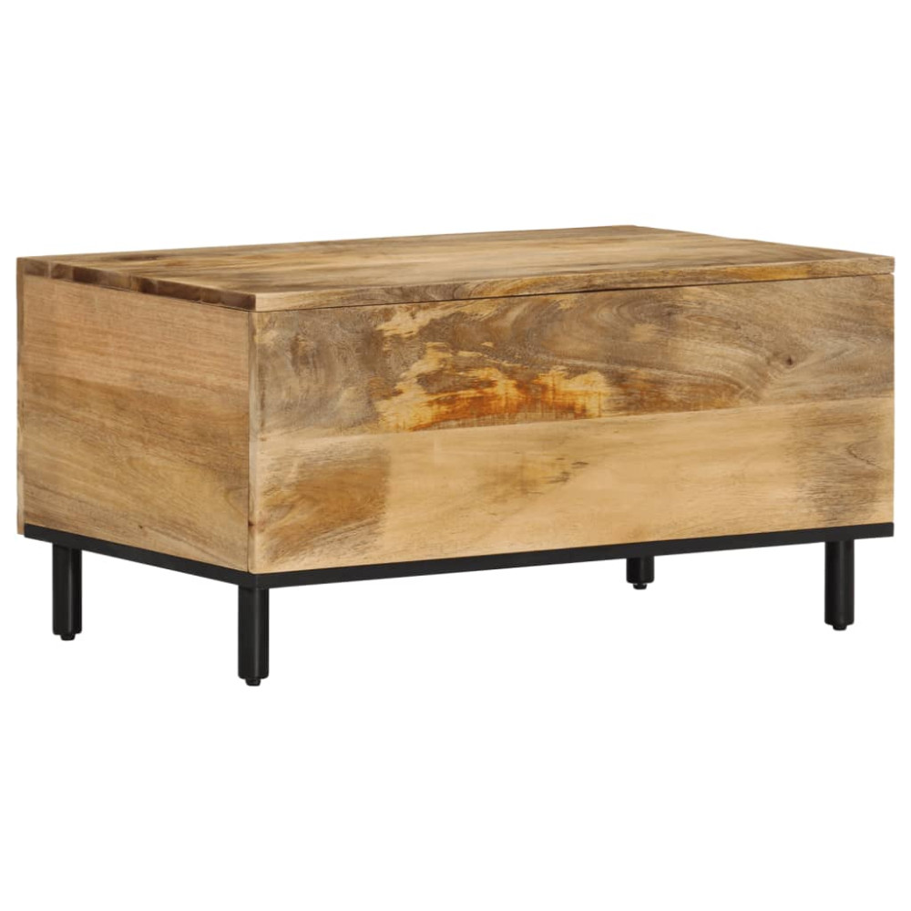 Produktbild för Soffbord 80x50x40 cm massivt mangoträ