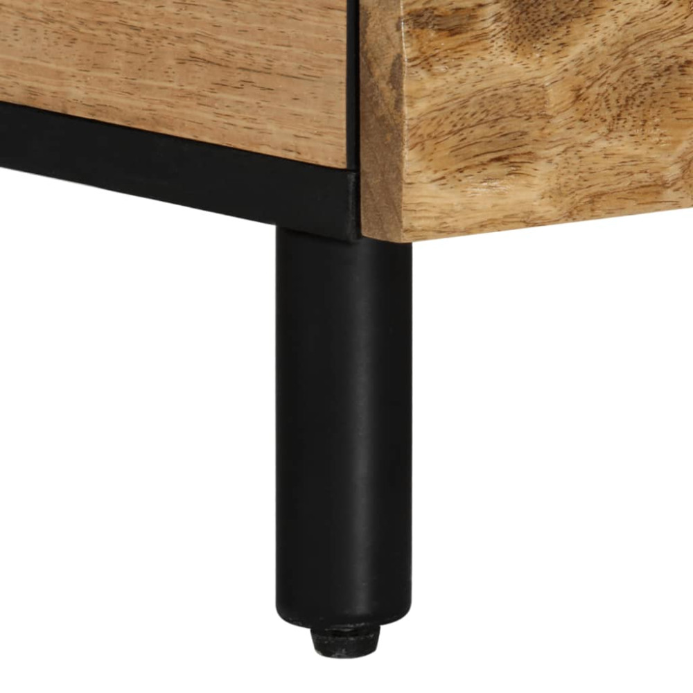 Produktbild för Soffbord 80x50x40 cm massivt mangoträ