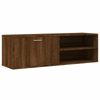 Produktbild för Tv-bänk brun ek 120x34x37 cm konstruerat trä