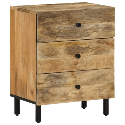 vidaXL Sängbord 50x33x60 cm massivt mangoträ