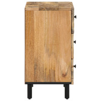 Produktbild för Sängbord 50x33x60 cm massivt mangoträ