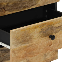 Produktbild för Sängbord 50x33x60 cm massivt mangoträ