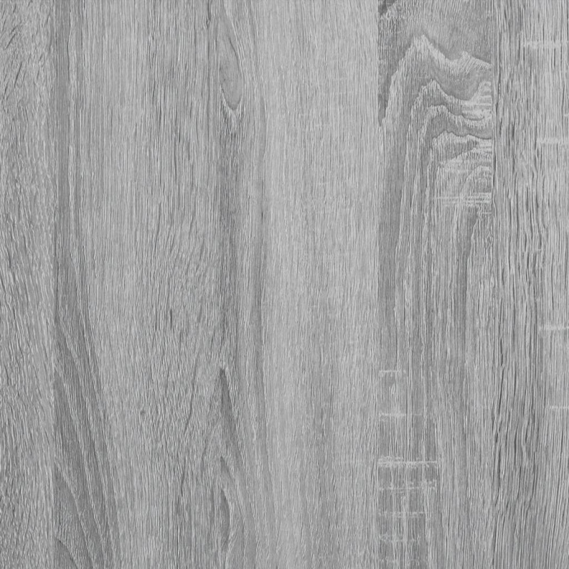 Produktbild för Bokhylla grå sonoma 100x26x180 cm konstruerat trä och metall