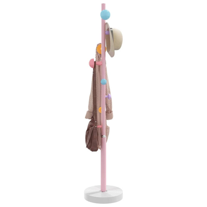 Produktbild för Klädhängare rosa 172 cm pulverlackerat järn