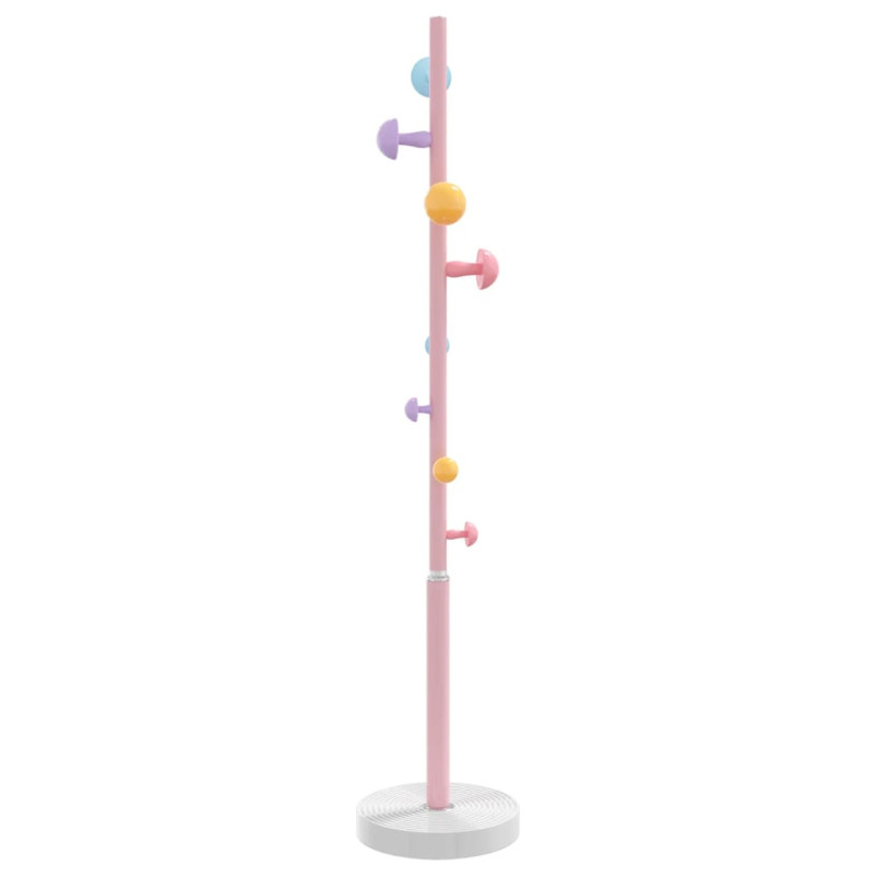 Produktbild för Klädhängare rosa 172 cm pulverlackerat järn