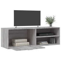 Produktbild för Tv-bänk grå sonoma 120x34x37 cm konstruerat trä