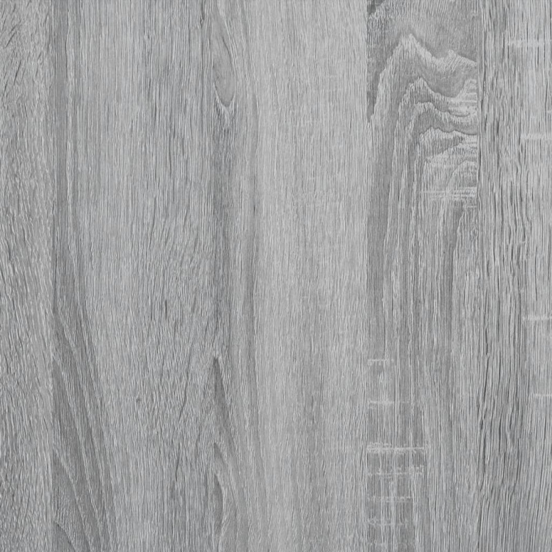 Produktbild för Kökshylla grå sonoma 90x40x84 cm konstruerat trä och metall
