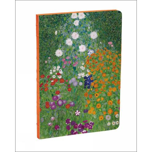 teNeues Stationery Flower Garden By Gustav Klimt A5 Notebook : A5 Notebook